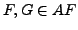 $F,G\in AF$